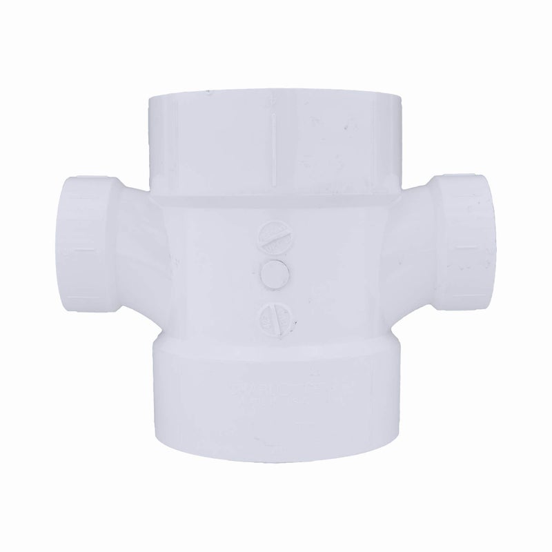 Charlotte Pipe أنبوب شارلوت 4 × 4 × 2 × 2 DWV DBL Sanitary TEE REDUC DWV (الصرف والنفايات والتهوية) (قطعة واحدة) - Image 5